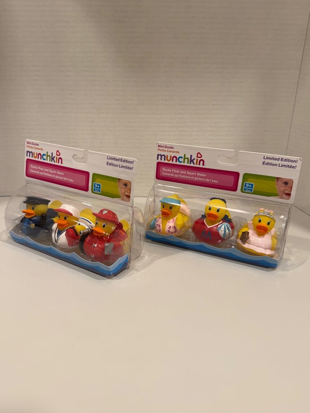 NEW! Munchkin Limited Edition Mini Ducks Bath Toys Bundle - Set of 2 Packs